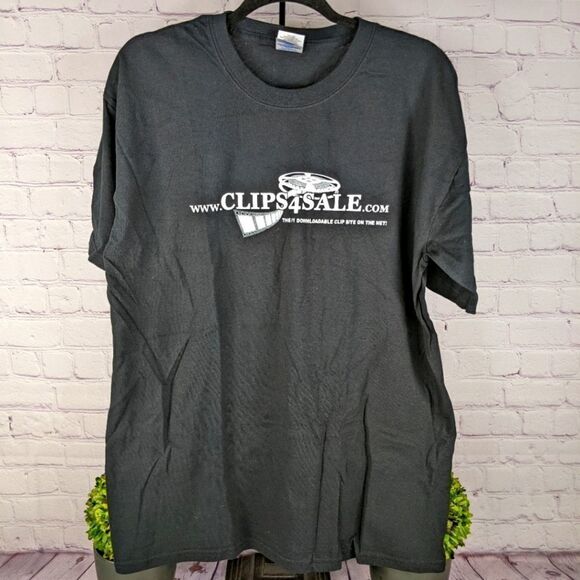 Gildan Graphic Black Tee. Never worn. - Picture 1 of 5